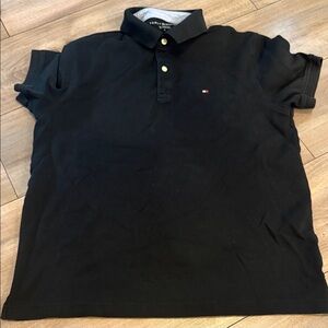 Tommy Hilfiger Men's Polo Shirt in Black